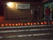 Glowing pumpkins