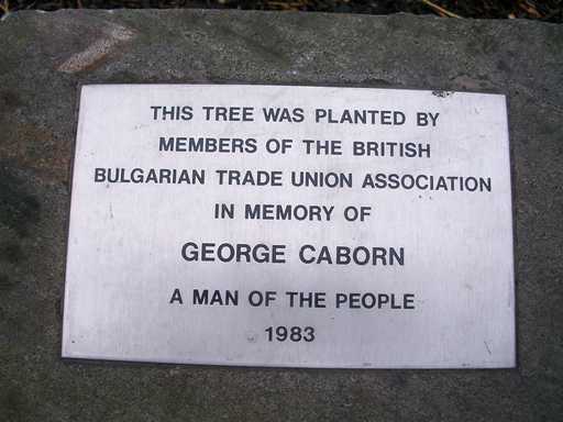 Caborn Corner plaque