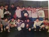Team mates in 1993: Top Row:- First left Suf, First right Yaz, Second right Raf, Third right Sal Bottom Row:- Second left Kamiz