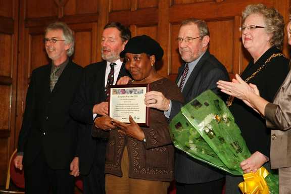 Norma Clarke At the Area Panel Awards at the Town Hall in February  2009