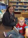 Alice and Joseph at Burngreave Library