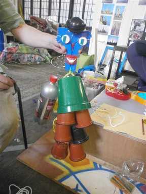 Puppet Workshop - Robin's plant pot man