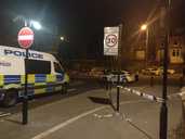 Burngreave Street cordoned off by Police