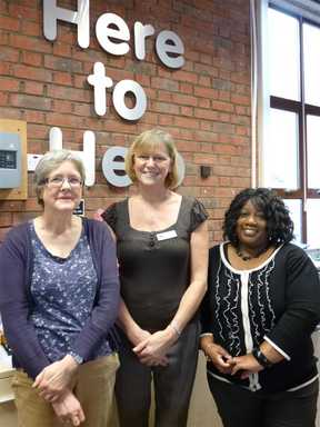 Burngreave Library Team: Sue Taylor, Janet Ring, Mary Reid