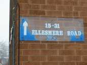 Ellesmere Road Sign