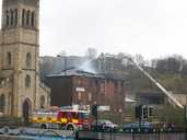 Harry Brearley's school destroyed by fire
