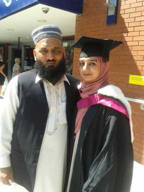 Sahir Ali and her father