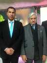Mr Karamat Hussain and the Kashmir president