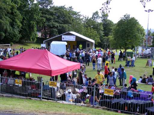 Stalls and stage