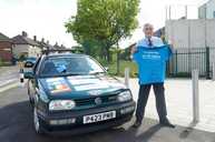 Paul Howard and his VW Golf