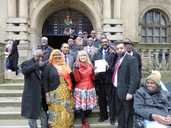 Somaliland community and local MPs at the Town Hall